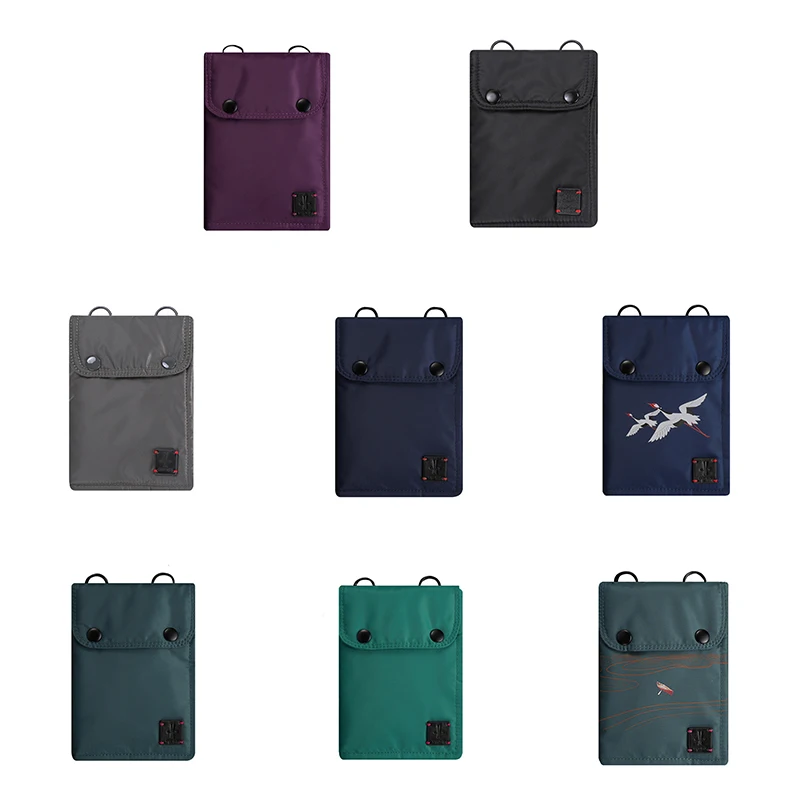 Anti-Theft Travel Passport Wallet Neck Bag Waterproof Unisex Card Phone Pouch Women Mini Document Holder for Travel 2025