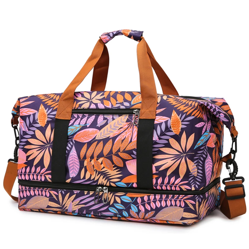 Travel Gym Bag Luggage Portable Fitness Shoulder Crossbody Handbags For Women Men  Outdoor Duffel Carry On Weekender Yoga Bag 2