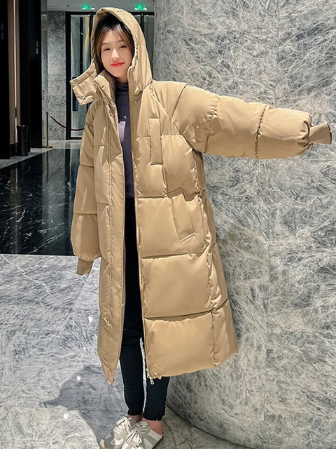 -30 degrees Winter Women long Parkas Jackets Casual Hooded Thick Warm Windproof Parkas Coat Fashion Female outwear Long parkas 5