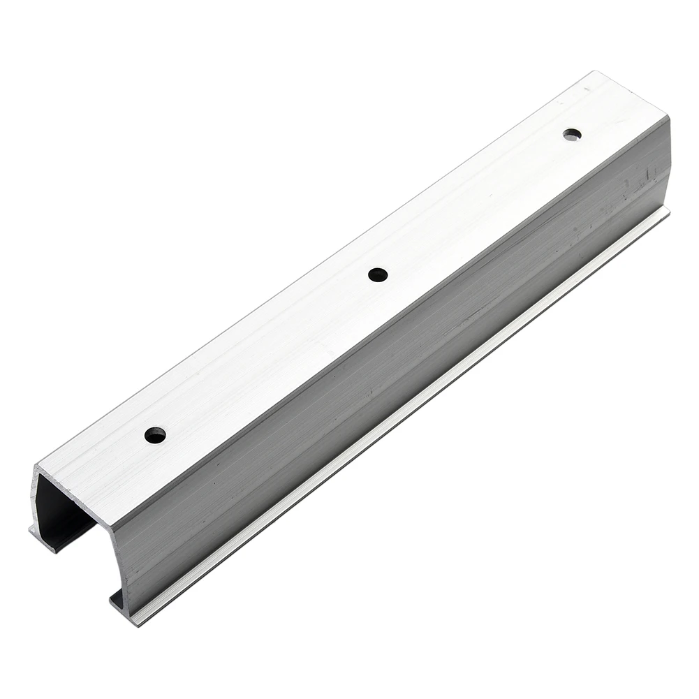 

Solar Bracket Black Guide Rail End Clamp Sturdy and Weatherproof Solar Panel Bracket Kit 20cm Length Easy Installation