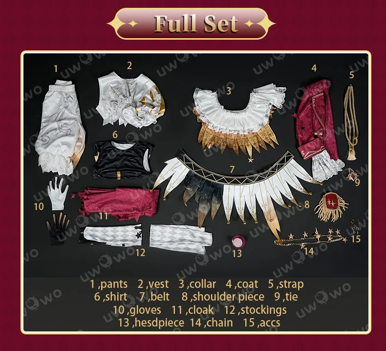 Game Identity V "Hullabaloo" Cosplay Kostüm Halloween Costume 13