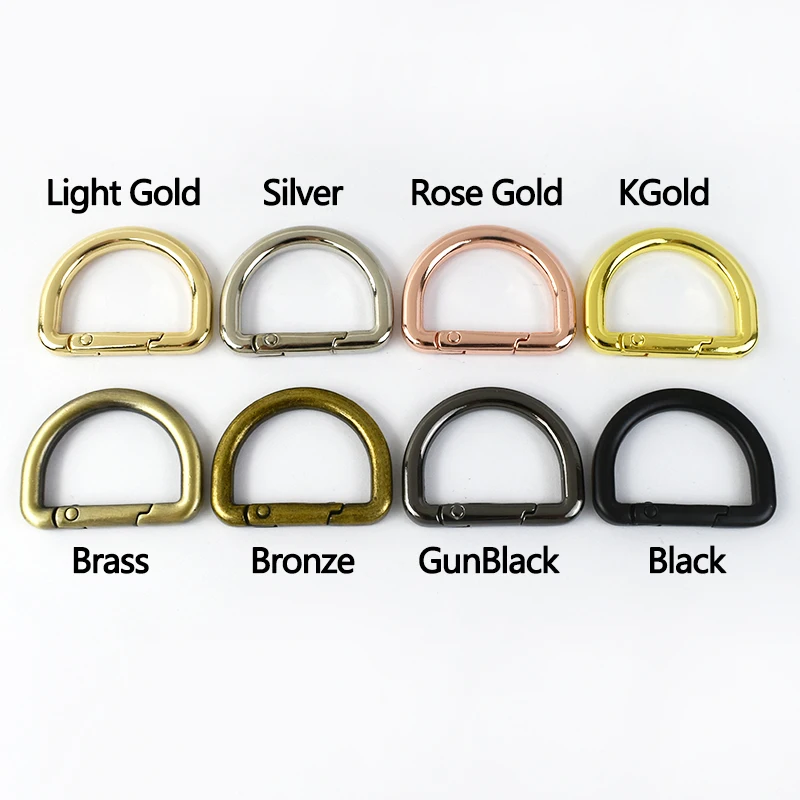 Anelli Per Cinghie Anelli A D In Metallо Dorato 20 Mm, Per