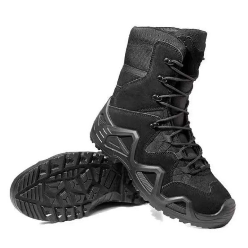 

Профессиональная Мужская Треккинговая обувь, брендовые модные ботинки для мужчин, высококачественные уличные ботинки, мужские роскошные брендовые рабочие ботинки