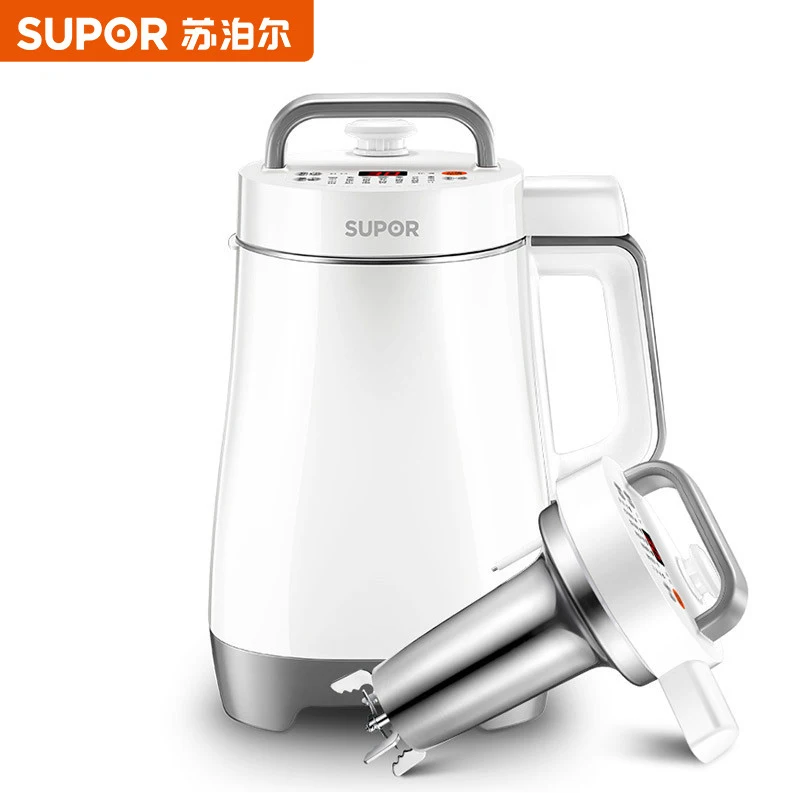 SUPOR Soymilk Maker 1.2L Intelligent Blender Multi Soybean Milk Machine Breakfast Supplement Machine Soya Bean Milk Filter-free