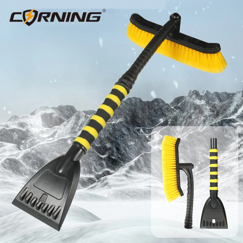 Car Snow Brush Windshield Scraper Cleaning Brushes Ice Removal Defrost Winter Shovel Remover Wash Tools Cleaner Window Squeegee