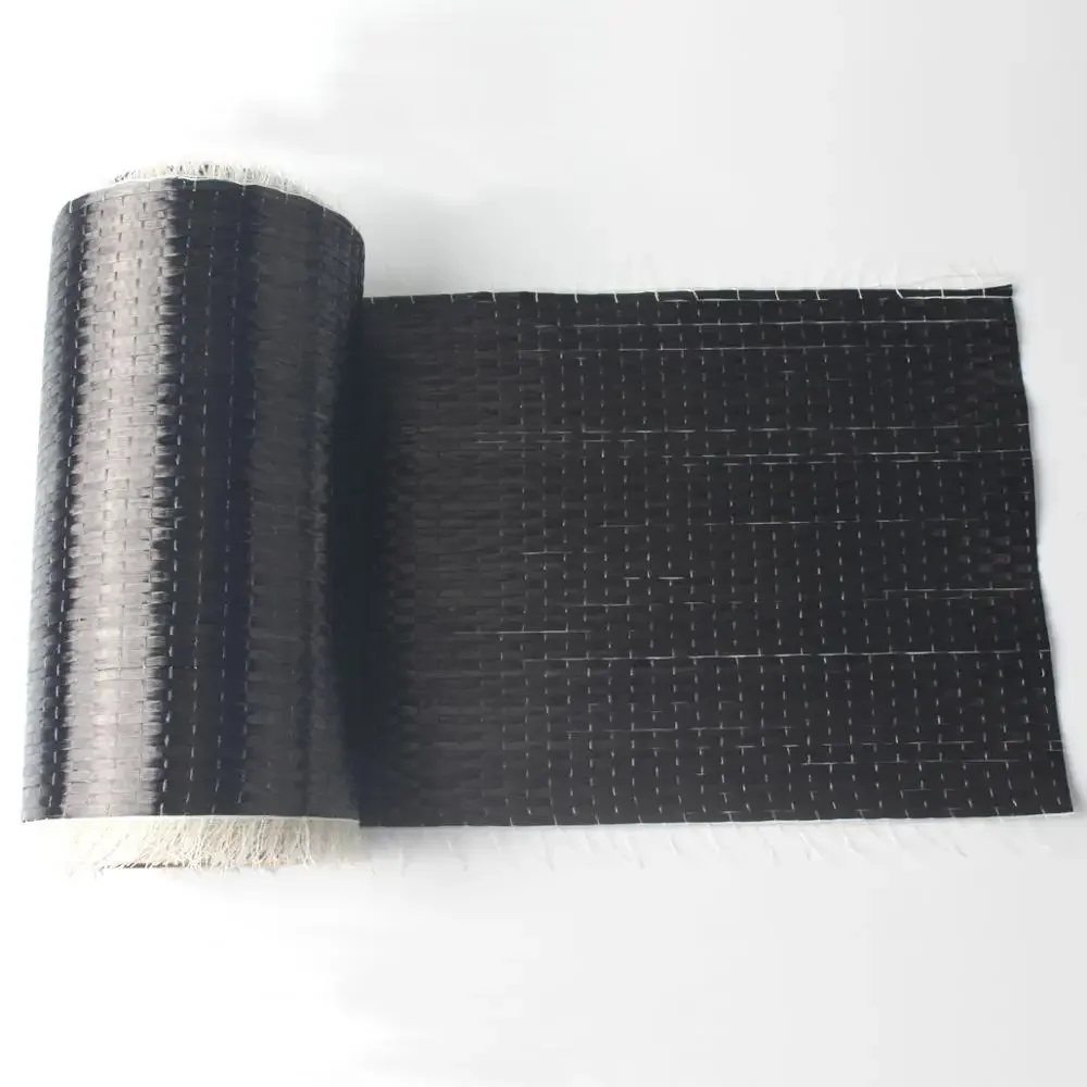 Carbon Fiber Unidirectional Fabric, 12K Weave, 200g/m² Reinforcement Cloth