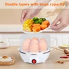 2024 Hot Sale Arrivals Kitchen Double Layer Electric Egg Boiler Holder Rapid Egg Cooker 4