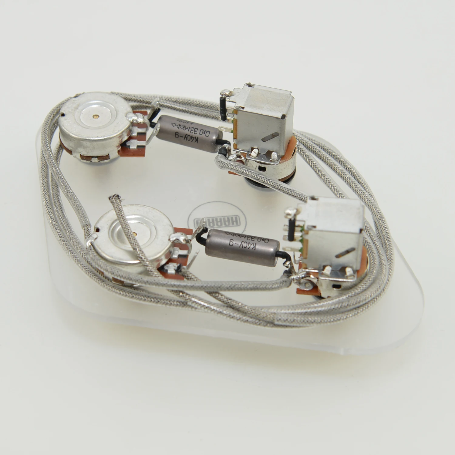 Cablaggio Precablato Per Chitarra Hubucker Cablaggio Senza Saldatura 2V2T Con Pentole 500K E - Foto 9
