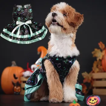 Robe Colorée Citrouille pour Chiens - 2025 - Doglovedesign : Vêtement et accessoires pour chiens