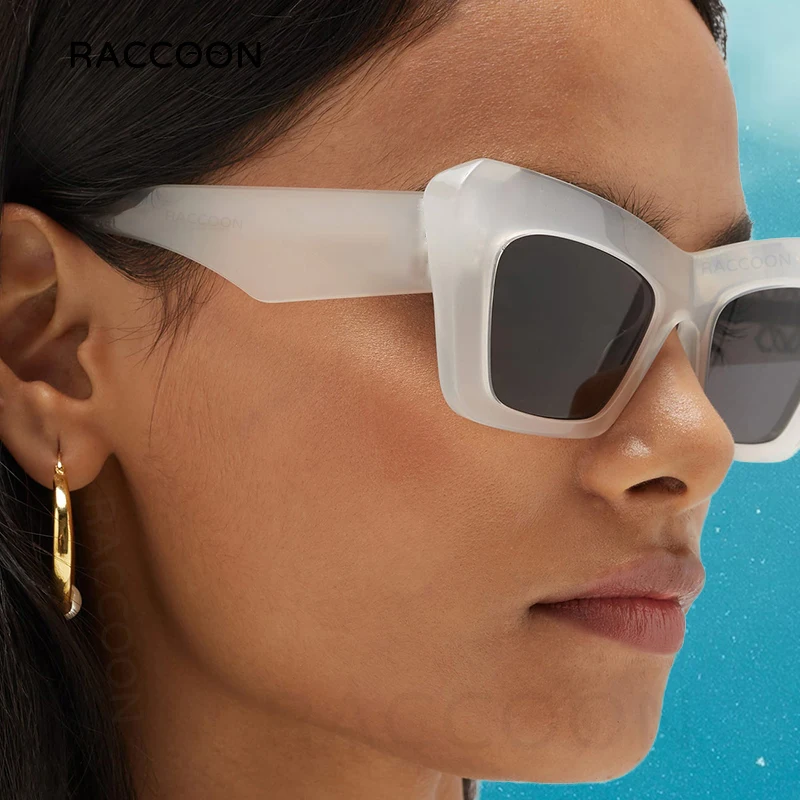 White Cat Eye Sunglasses Brand | Fashion Brand Sunglasses White 
