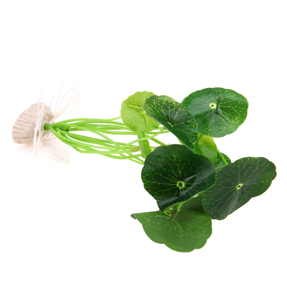 Artificial Lotus Leaf Aquarium Grass: Vivid and Non-toxic Garden Decoration