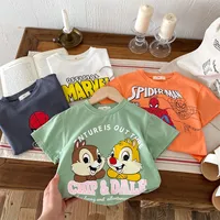 Summer Clothes Baby Boy Girl Short Sleeved Tees Children Clothing Trendy Design Kids T-shirt Tops Cartoon Printed Boys T Shirts 1