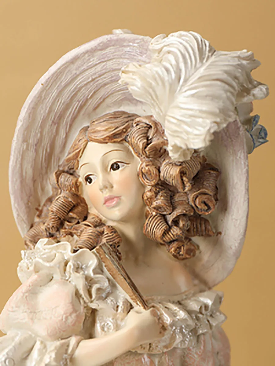 European Girl Character Decorations, Creative Home, Desktop, Living Room, Wine Cabinet, Bedroom Decoration, Modern, Simple Gif