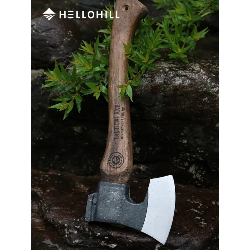 Outdoor Camping, Hunting and Emergency Axe High Manganese Steel Handmade Multipurpose Tomahawk Portable