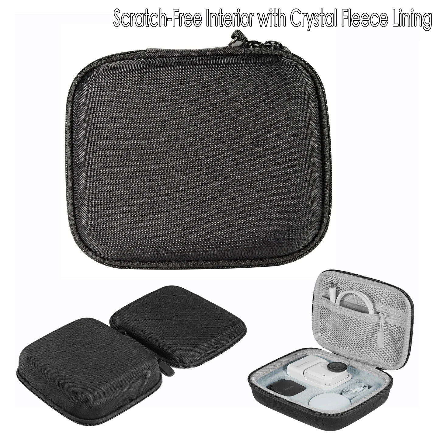 Borsa organizer per accessori per action camera per Insta360 Go Custodia protettiva ultra antiurto portatile da viaggio per fotografia all'aperto - immagine 2