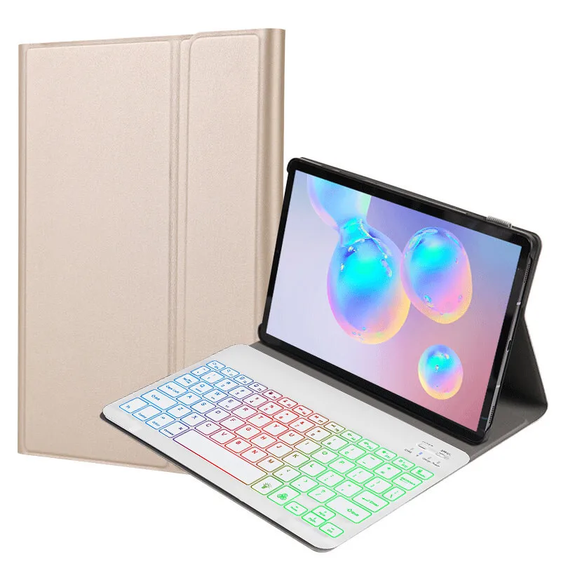 Rainbow Backlight Touchpad Keyboard Case with Mouse