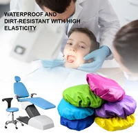 Juste de chaise d'unité dentaire en cuir PU, étui de protection étanche, manchon élastique, équipement de dentiste, siège de dentisterie, ensemble de 4 pièces 5
