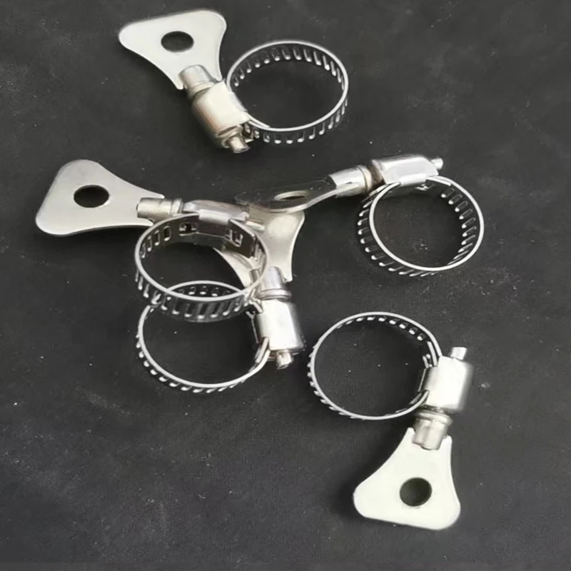 5pcs/Stainless Steel Worm Drive Hose Clip Fuel Hose Water Hose Clip Fish Tank Hose Clip Home Faucet Garden Hose Clip 4