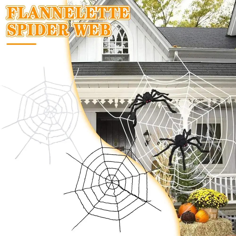 

Halloween Spider Web Giant Stretchy Cobweb For Home Bar Haunted House Scary Prop Horror Yard Outdoor Halloween Party Decora E4T9