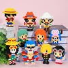 One Piece Mini Buliding Blocks NARUTA Figures Luffy Zoro Anime Action Figures Heads Series Educational Kids Toys Birthday Gifts 1