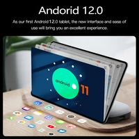 BDF Y7 Max Android 12 Tablet 10.1 Inch HD+ 90Hz Display TÜV Rheinland Octa Core Cpu 8GB RAM 256GB ROM 8000mAh 18W 4G LTE Tab 2