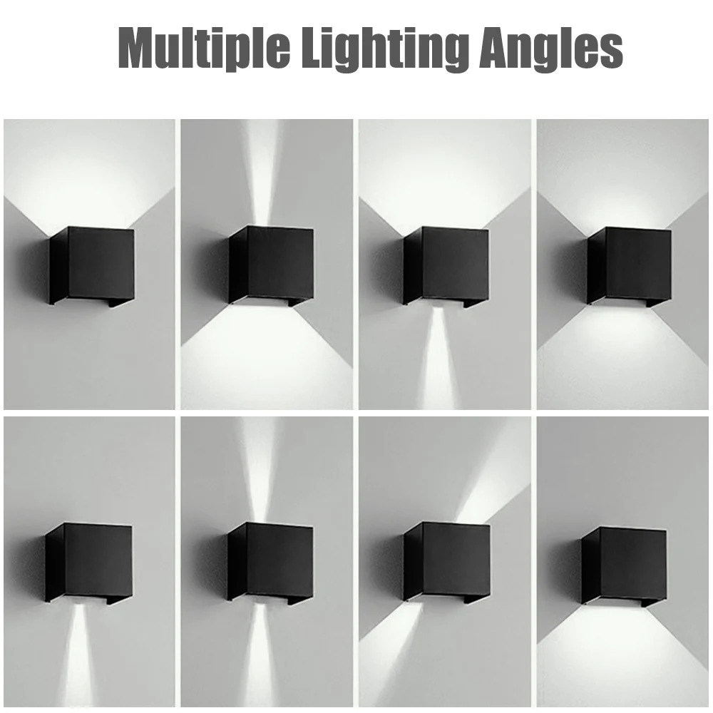 Lâmpada de Parede ao ar Iluminação para Cima e para Baixo Decoração da Escada Lâmpadas de Parede Luz da Parede Arandela Livre Interior Jardim Luzes Luminárias Alumínio 6w Led 17 ar livre iluminação para cima e para