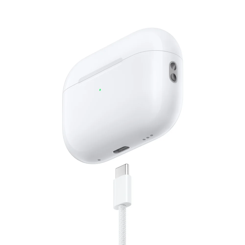 Apple AirPods Pro 2nd Generation USBโC with MagSafe Wireless Charging Case Active Noise Cancelling Wireless Bluetooth Earphone