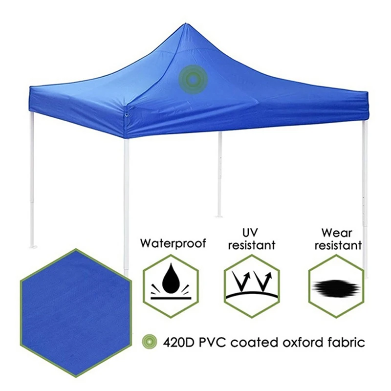 Gazebo Canopy Replacement Cover – Outdoor Patio Tent Roof Fabric 5