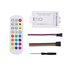 IoTorero Smart Dual Mode LED Strip Controller - WLED PWM RGBCCT & Addressable, Home Assistant Compatible - With IR Remote