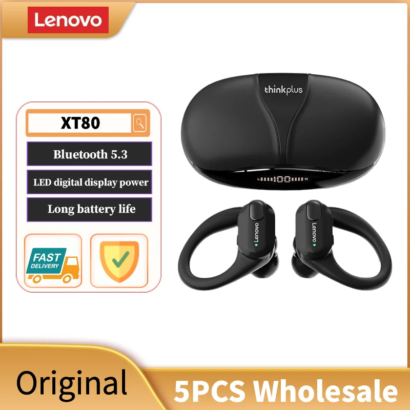 Lenovo XT80 Bluetooth 5.3 Earphones True Wireless