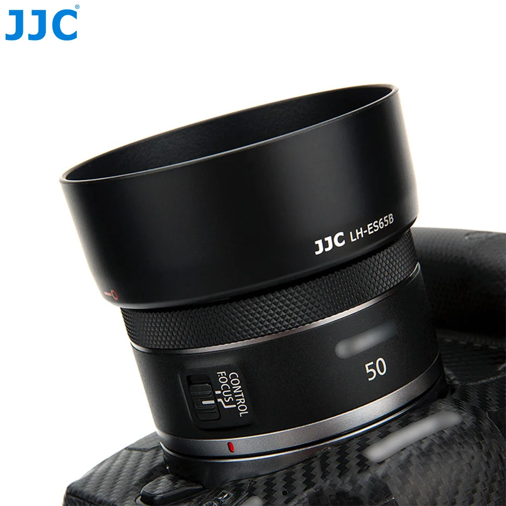 JJC ES65B ES 65B Lens Hood Compatible with Canon RF 50mm F1.8 STM Lens