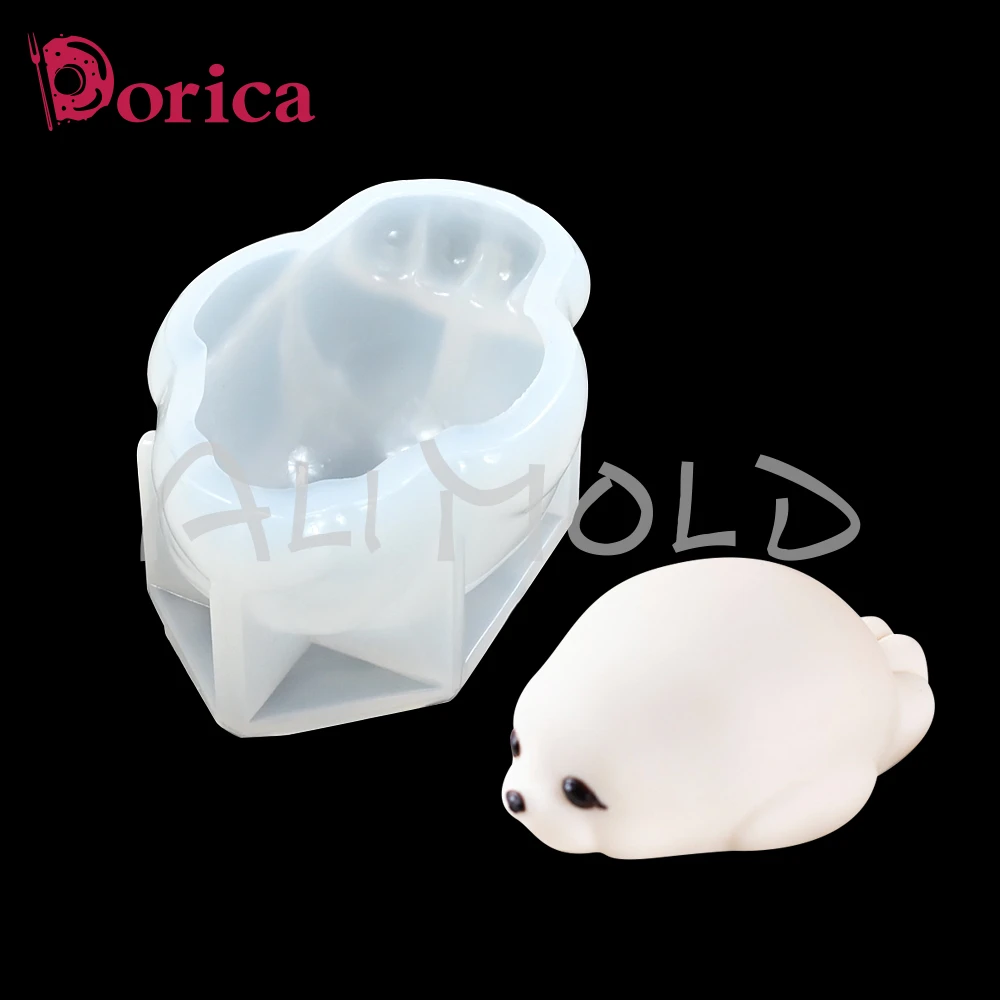 Animal Candle Mold Diy Capybara Duck Dog Cat Shape Soap Plaster Moulds Chocolate Pudding Silicone Mould Cake Decorating Tools