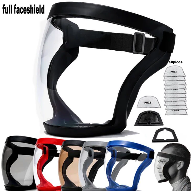 Face Mask Full For Kitchen Tools Oil-splash Proof Motorcycle Bicycle Cycling Windproof Protection Glasses Dusting