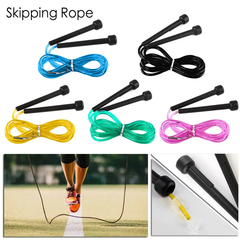Skipping Rope Adjustable Transparent PVC Eco friendly Fitness Exercise