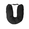New Lycra Fabric Fillable Travel Neck Pillow Carry Portable Waterproof Stuffable Neck Ultra Soft Fuzz Pillowcase Storage Bag 4