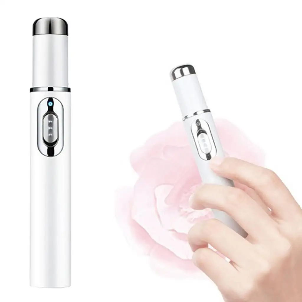 Acne Remover Blackhead Remover Blue Light Therapy Pen for Soft Scar Wrinkle Removal and Relax