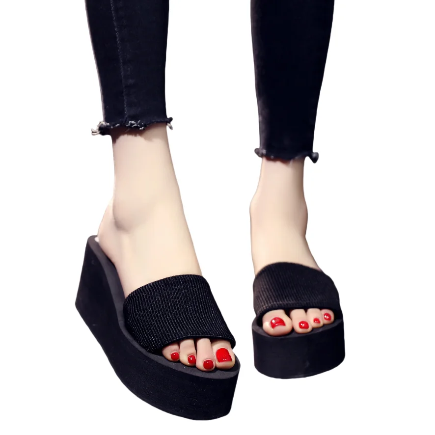 عطلة الشاطئ شباشب بسيطة للنساء نمط كوري جديد ملابس...