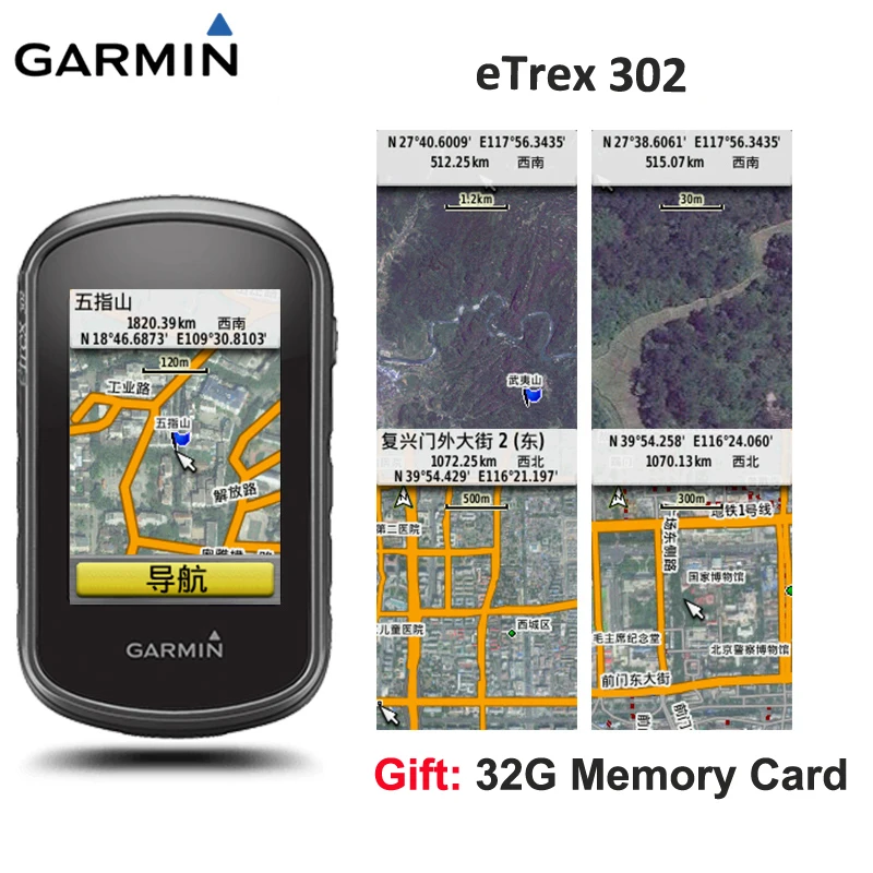 laten we het doen Zegevieren het is mooi Garmin Etrex 302 Handheld Wandelen Gps & Glonass Satelliet Navigatie  Outdoor Navigator Meting Draadloze Transmissie Touch 35|Kompas| - AliExpress