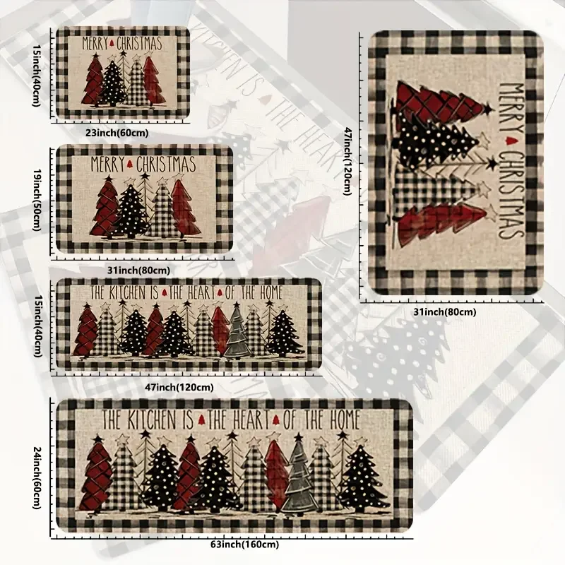 Christmas Tree Rug Set 5