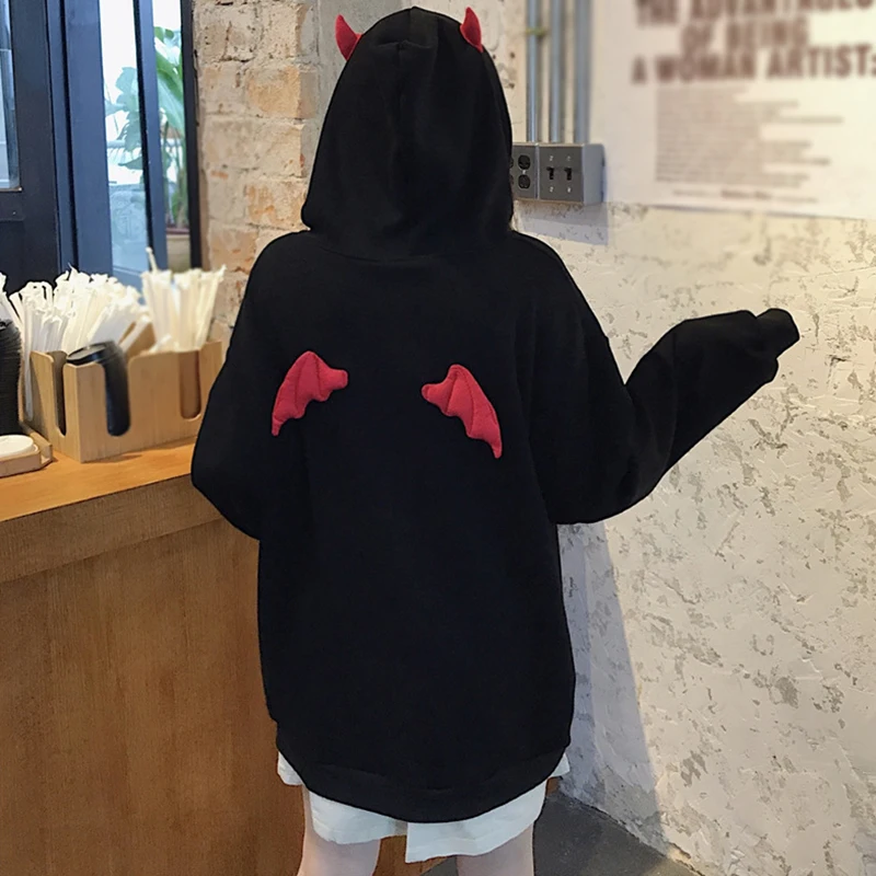 

Женские свитшоты с длинным рукавом, осенне-зимний пуловер, свитшоты, Свободный Повседневный бархатный стиль Харадзюку