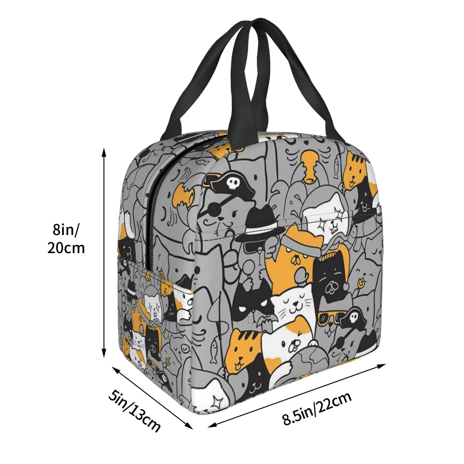 Cute Lunch Bags Kawaii Animal Lunch Box Insulated Lunch Bag for Women  Durable Reusable Tote Bag - AliExpress