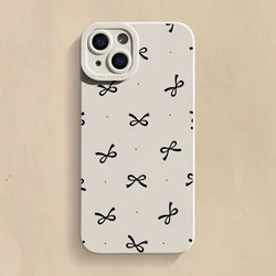Elegant Black Bow Shockproof Silicone Phone Case for SamsungS21 Ultra (2)