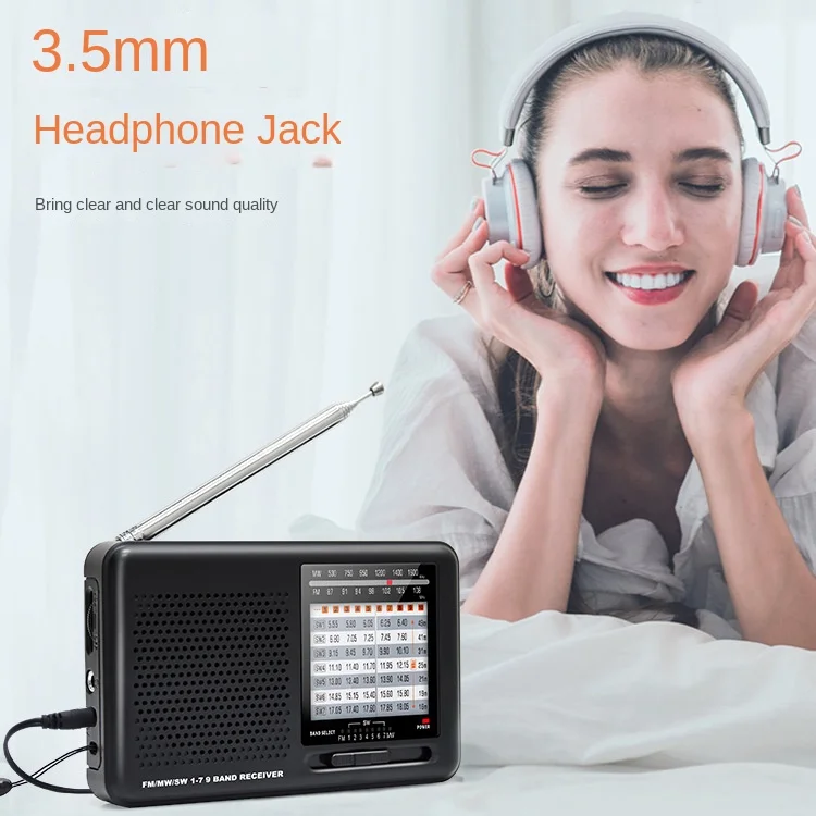XHDATA D 368 Portable Radio FM AM SW Shortwave Radio Receiver Wireless