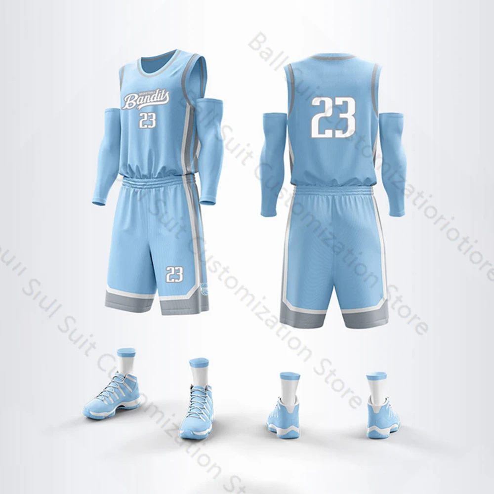 Basketball Uniform Sets Team Men And Women Jerseys Customized DIYJerseys Customized Track And Field Uniforms NBA The Same Custom