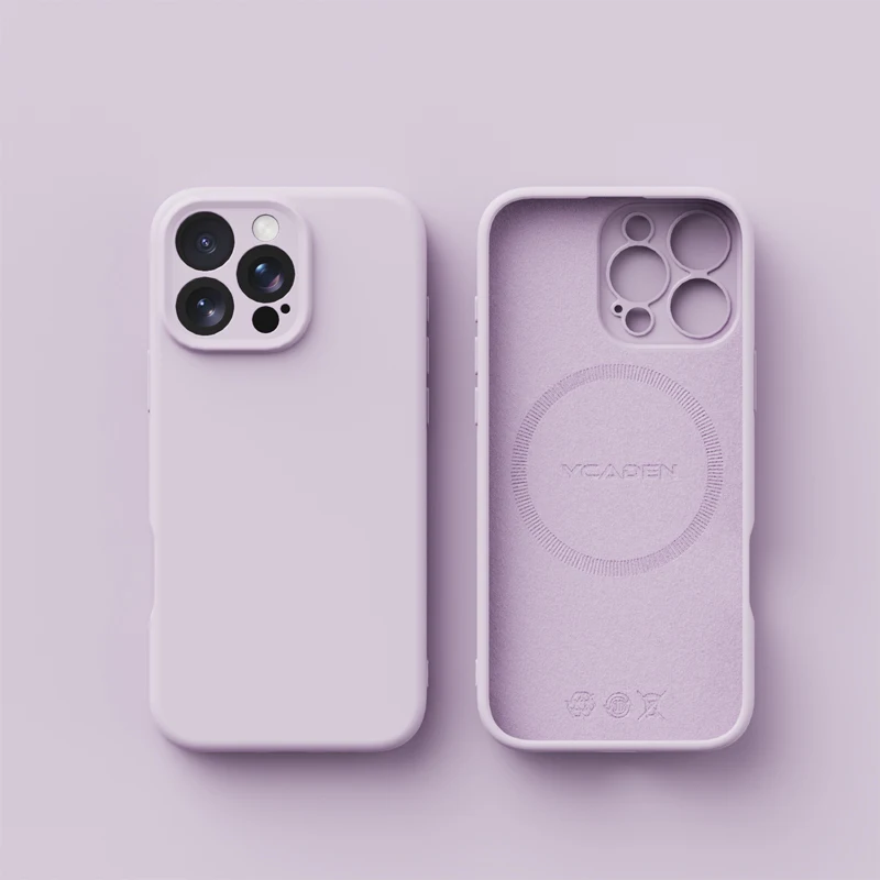 Luxury Liquid Soft Silicone Magnetic Case with MagSafe Wireless Charging Compatibility