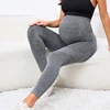 Simple solid color maternity leggings breathable and warm belly support pants lightweight and slimming women's maternity pants 4