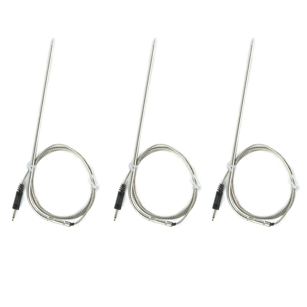 3PCS Probes Sensor Thermometer Replacement Spare Probe Sensor For BBQ Thermometer