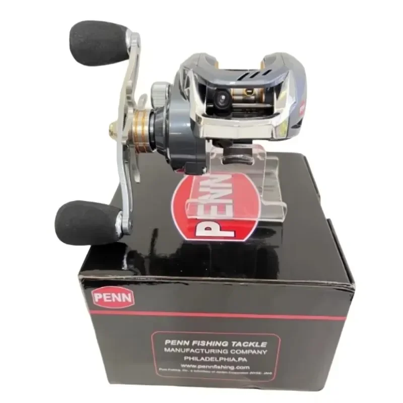 PENN Baitcast Reel Bearing 18+1 Gear 7:2:1 Braking Force 15kg Stainless Steel Bearing Adjustable From 1 To 9 Gears Fishing Reel