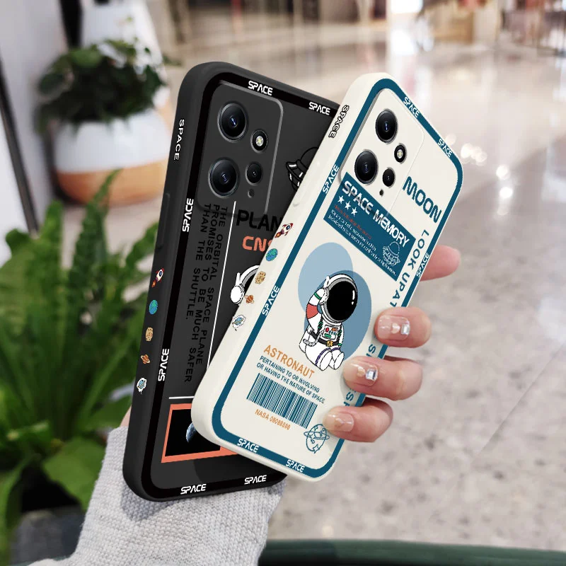 Global Astronauts Liquid Silicone Phone Case Cover