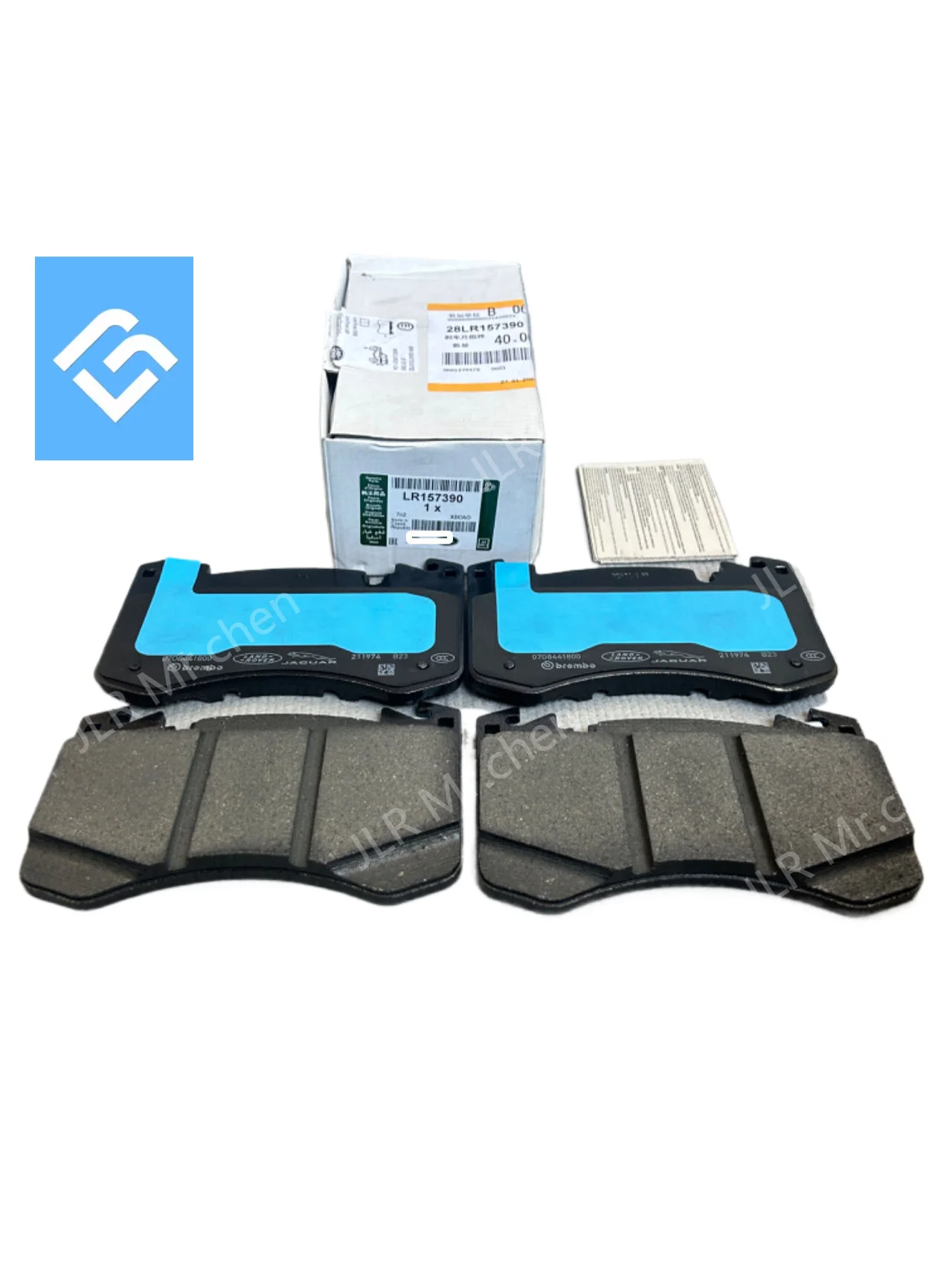Suitable for the 23 front brake pads of the Range Rover Executive Range Rover Sport LR157388 LR157389 LR157390 quality assurance